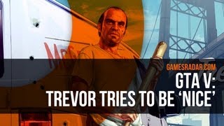 GTA 5 Trevor tries to be nice [upl. by Zulaledairam335]