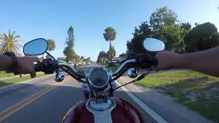 2 Harley Davidson POV Down Derbyshire in Daytona Beach [upl. by Naehs922]