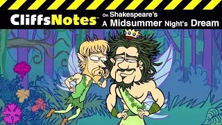 Shakespeares A MIDSUMMER NIGHTS DREAM  CliffsNotes Video Summary [upl. by Eenattirb]