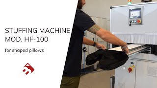 STUFFING MACHINE FOR FOAM SHAPED PILLOWS mod HF100 [upl. by Darrel]