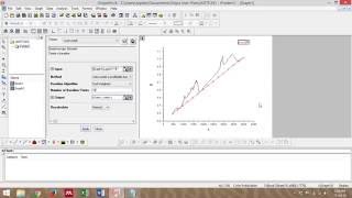 Baseline correction using Origin [upl. by Gottuard]