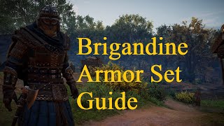 Assassins Creed Valhalla Brigandine armor set  Armor [upl. by Aksehcnarf]