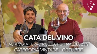 Cata del vino ALTA VISTA TERROIR SELECTION MALBEC 2019  Octubre Membresía Vintage [upl. by Aiceila]