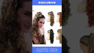 Long Curly Claw Clip Hair Extensions [upl. by Gallagher]