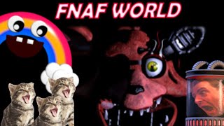 ¡Jugando los minijuegos de Halloween de FNaF World [upl. by Evangelist110]