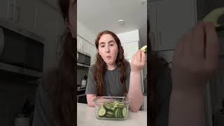 sometimes you have to eat an entire cucumber but you have 100 allergies shorts foodallergies [upl. by Joiner]