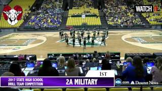 2A South Sevier High School Drill Team Overall 1st 2017 Utah State Competition [upl. by Kirkpatrick]