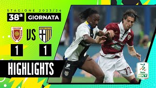 Reggiana vs Parma 11  Un goal e un punto a testa nel derby  HIGHLIGHTS SERIE BKT 2023  2024 [upl. by Maziar]