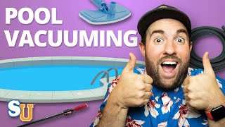 How to Use a POOL VACUUM The Right Way  Swim University [upl. by Nomled]