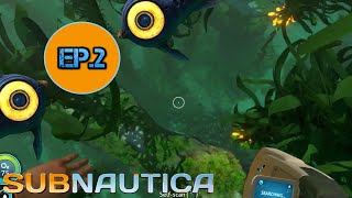 Subnautica Lets Play Ep2 Scanning Deeper [upl. by Anaiuq]