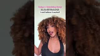 Trying Oribes Dry Texturizer Spray On Curly Hair Voluminous Wash N Go Hair Hack [upl. by Hezekiah]