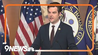 Republican Rep Matt Gaetz takes himself out of the running for US attorney general [upl. by Eyllek]