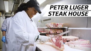 How Legendary NY Steakhouse Peter Luger Makes the Perfect Steak — Plateworthy with Nyesha Arrington [upl. by Gilli]