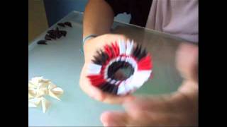 Como fazer uma cesta de origami 3D [upl. by Avitzur]