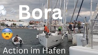 Hafenkino  Boat Fail  Croatia Sailing  Yacht Crash  Fails  Bora  Kroatien  Nautic Markt TV [upl. by Celisse]