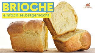 DAS BESTE BRIOCHE REZEPT  fluffiges französisches Hefegebäck [upl. by Selrahcnhoj]