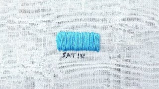 How to do a Satin Stitch [upl. by Annawoj]