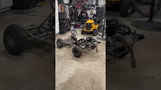 Go kart build coming soon Custom built racing yard kart very fast kart gokart predator212 [upl. by Enia700]