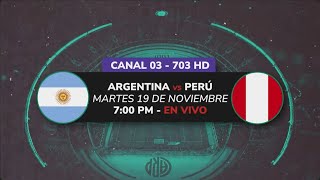 ARGENTINA vs PERÚ EN VIVO desde LA BOMBONERA por la FECHA 12  CLASIFICATORIAS 2026 🇦🇷⚽🇵🇪 [upl. by Gurolinick690]