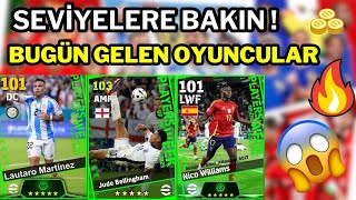 İNANILMAZ SEVİYELER 😱 BUGÜN GELEN OYUNCULAR 🔥 103 Bellingham 102 Martinez 102 Rodri [upl. by Greenquist951]