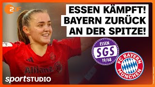 SGS Essen – FC Bayern München  FrauenBundesliga 11 Spieltag Saison 202425  sportstudio [upl. by Nalda]