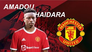 AMADOU HAIDARA ● Welcome to Man United ● Dribbling Skills amp Goals 2021 [upl. by Lisha399]