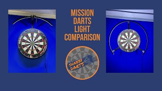 Mission Darts light comparison Torus 100 vs Torus 270 [upl. by Tobit]