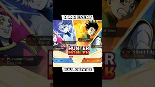 HUNTER X HUNTER EVENT DETAILS mlbb hxh shorts [upl. by Damian]