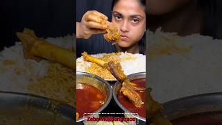 Eating Mutton Curry Rice salad asmrsounds mukbang indianfood shortsvideo [upl. by Charlean]