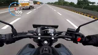 Yamaha FZS V4 TOP SPEED  True GPS Speed amp Speedo Error [upl. by Ecinej387]