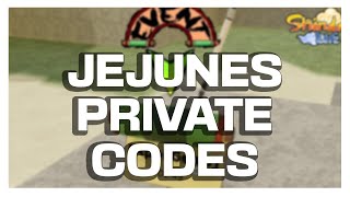 NEW JEJUNES PRIVATE SERVER CODES IN SHINDO LIFE [upl. by Zed982]