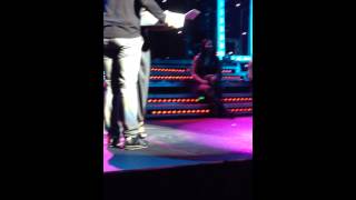 Toni Braxton Fan bakes her a cake and surprises her on stage LIVE in Miami [upl. by Kaasi]