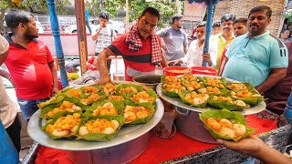 Highest Selling Dahi Bara Aloo Dum Only 30₹  People’s Crazy for His DahiBara  Street Food India [upl. by Htiekal384]