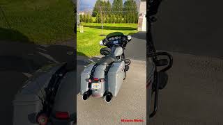 2022 Street Glide Special gunship grey with khrome Werks Exhaust 45quot [upl. by Aloisius]