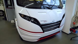 Lightweight Motorhome Globebus I6 Made in Germany Fiberglass Hymer Modelyear 2021 Wohnmobil [upl. by Eelydnarb938]