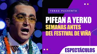 Yerko Puchento RECIBE PIFIAS en Festival de Puente Alto Previo a Viña [upl. by Ikeda]