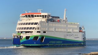 Fishbourne to Portsmouth  MV Victoria of Wight  Wightlink [upl. by Elane480]