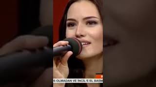 fahriye Evcen singing😍😍🙈🎶❣️fahriyeevcen [upl. by Muiram]