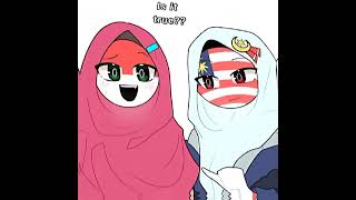 Wearing hijab🧕  ib me  countryhumans edit countryhumansedit [upl. by Carberry356]