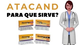 ATACAND que es y para que sirve atacand como tomar atacand 16 mg [upl. by Ploch]