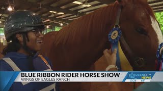 Riders with special needs showcase horse skills [upl. by Kcira]