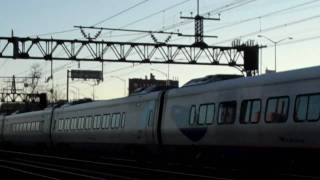 Amtrak Acela Express Train No 2255 in The Bronx [upl. by Ecinue]