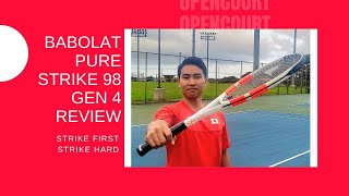 Unleashing The Babolat Pure Strike 98 Gen 4 Racket Review  Open Court [upl. by Eniretac389]