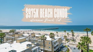 Tour a Hermosa Beach Condo on The Strand  Offered for 975000 [upl. by Oflunra]