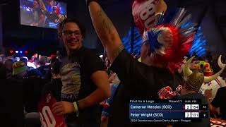 LAST LEG DECIDER  Peter Wright vs Cameron Menzies  Gambrinus Czech Darts Open 2024 🎯 [upl. by Gerianne]