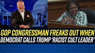 Republican Congressman THROWS A FIT When Trump is Referred to as a RACIST CULT LEADER [upl. by Neehsas384]