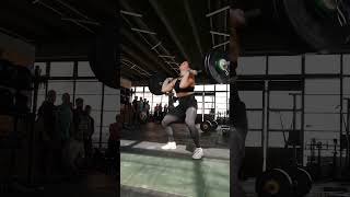 Laura Horvath taking on test 3 of the CrossFit Quarterfinals 2023 [upl. by Nojel]