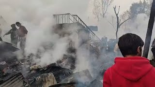 MLA Zadibal Tanvir Sadiq visits fire victims in Rainawari Srinagar [upl. by Gonzales33]