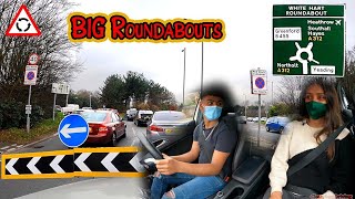 How to deal with Big Roundabouts  Tips on how to exit safely and how to pick the correct lane [upl. by Oirasor]