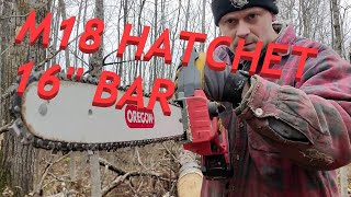 Milwaukee M18 Hatchet  16 INCH BAR [upl. by Gnoh]